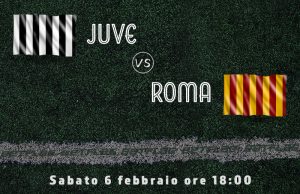 Grafico Bandiere a strisce Juve vs Roma