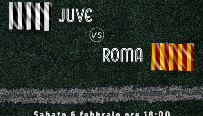 Grafico Bandiere a strisce Juve vs Roma