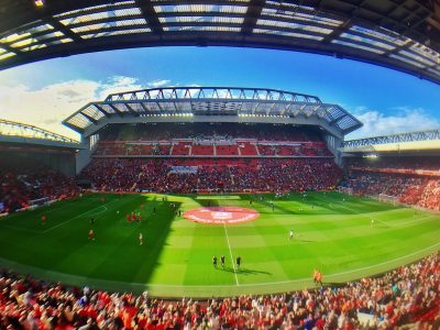 Tribuna Stadio Anfield del Liverpool
