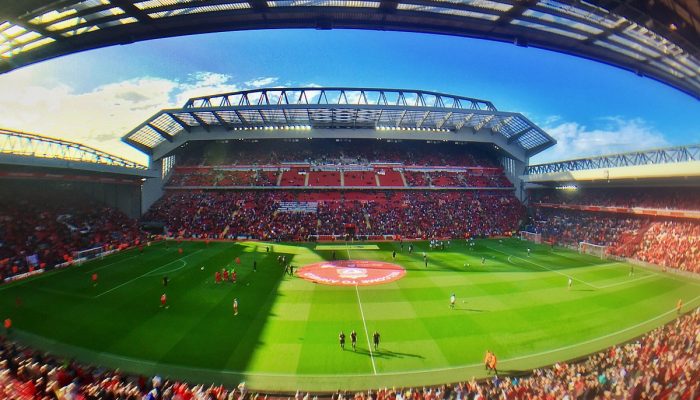 Tribuna Stadio Anfield del Liverpool