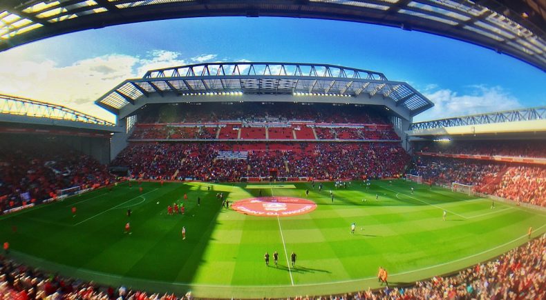Tribuna Stadio Anfield del Liverpool