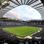 Stadio Etihad Stadium del City dalla Curva