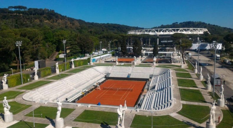 Tennis: domenica in programma le finali degl'Internazionali d'Italia