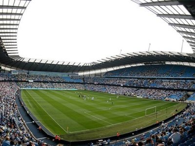 Stadio del Manchester City in Inghilterra