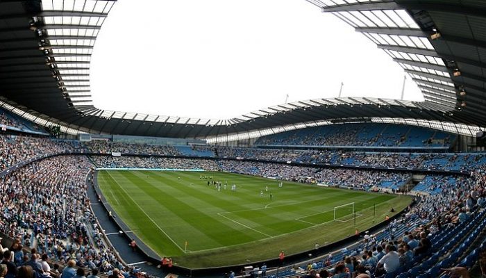 Stadio del Manchester City in Inghilterra