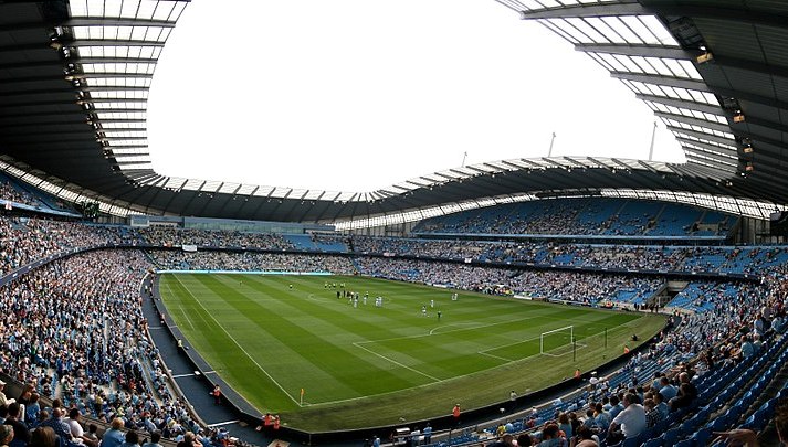 Stadio del Manchester City in Inghilterra