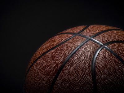 Pallone da Basket con sfondo nero