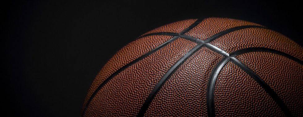Pallone da Basket con sfondo nero