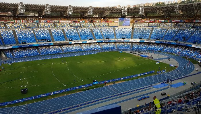 Napoli-Lazio allo stadio Maradona